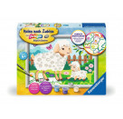 Ravensburger Malen nach Zahlen 23764 - Schaf mit Lämmchen - Kinder ab 9 Jahren