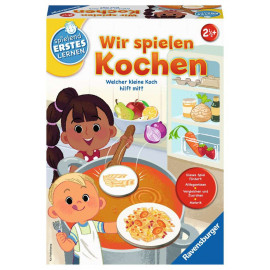 Ravensburger 24734 - Wir spielen Kochen - Lernspiel für Kinder ab 2,5 Jahren, Spielend Erstes Lernen für 1-4 Spieler