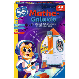 Ravensburger 24970 - Mathe-Galaxie - Lernspiel für Kinder, Rechenspiel für Kinder von 6-9 Jahren, für 1-4 Spieler, Zah