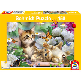 Puzzle Verspielte Katzenbabys 150Teile