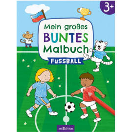 Mein großes buntes Malbuch – Fußball