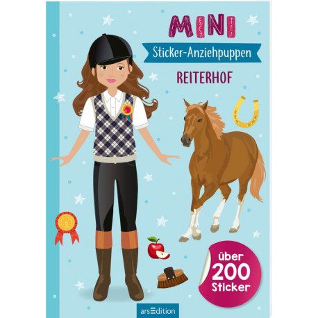 Mini-Sticker-Anziehpuppen – Reiterhof