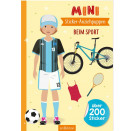 Mini-Sticker-Anziehpuppen – Beim Sport