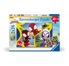 Ravensburger Kinderpuzzle 05729 - Spidey und seine Super-Freunde - 2x24 Teile Spidey Puzzle für Kinder ab 4 Jahren