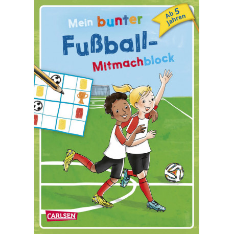 Mein bunter Fußball-Mitmachblock