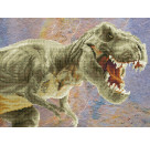 DIAMOND DOTZ® Original Diamond Painting Set Dinosaurier Rexi 52 x 38 cm, 14.283 Diamant Mosaiksteine, Kreativset f