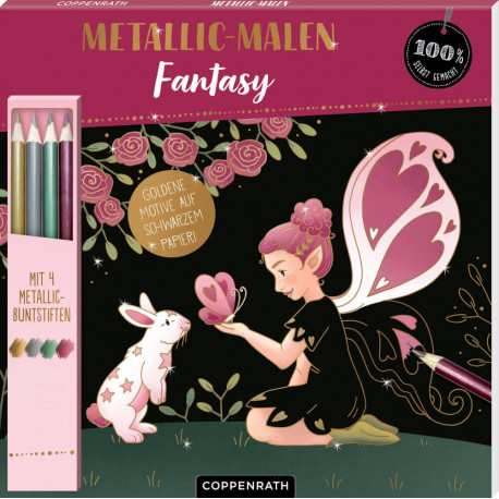 Metallic-Malen Fantasy (m. Metallic-Buntstiften) - 100% s.g.