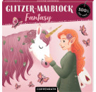 Glitzer-Malblock: Fantasy (100% selbst gemacht)