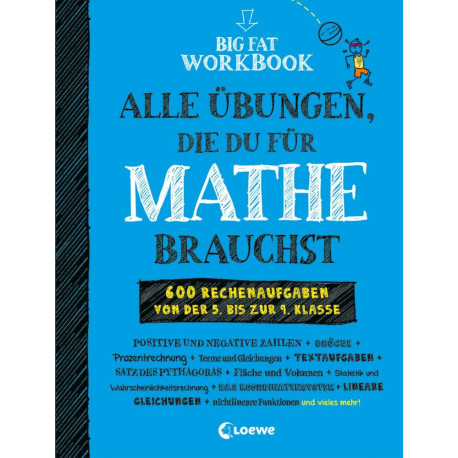 Big Fat Workbook - Alle Übungen, die du für Mathe brauchst