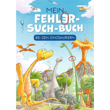 Mein Fehler-Such-Buch - Bei den Dinosauriern