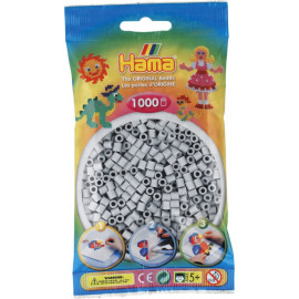 Hama® Bügelperlen Perlenbtl. 1000 St. Hellgrau
