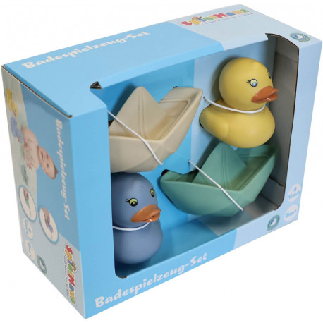 SpielMaus Baby Ente und Schiffe 4 Stück