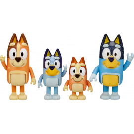 mooseToys BLUEY Figuren 4er pack - Familie