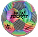 New Sports Fußball Rainbow, Größe 5, unaufgeblasen