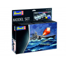 Model Set Battleship Gneisenau, Revell Modellbausatz mit Basiszubehör