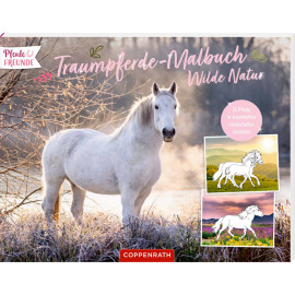 Traumpferde-Malbuch: Wilde Natur - Pferdefreunde