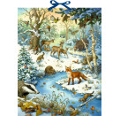 Die Tiere im Winterwald und ..., Zettel-Adventskalender