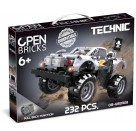 Open Bricks Monster Truck Silver