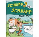 Schnipp Schnapp Malbuch. Bauernhof. Was steckt dahinter?
