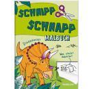 Schnipp Schnapp Malbuch. Dinosaurier. Was steckt dahinter?