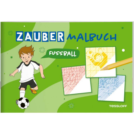 Zaubermalbuch. Fußball