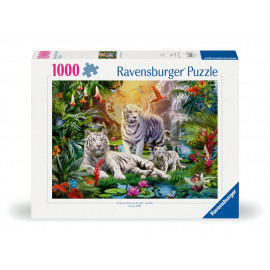 Ravenburger 12000886 Puzzle Familie der Weißen Tiger 1000 Teile Ravenburger 12000886 Puzzle Familie der Weißen Tiger 1000 Teile