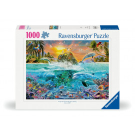 Ravenburger 12000887 Puzzle Die Unterwasserinsel 1000 Teile