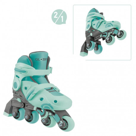 GLOBBER LEARNING SKATES 2in1 mint, Gr. 26-29