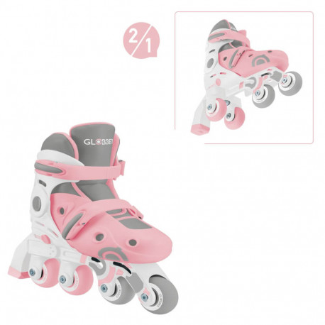 GLOBBER LEARNING SKATES 2in1 pastellrosa, Gr. 26-29