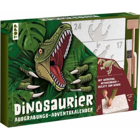 Dinosaurier - Der Ausgrabungs-Adventskalender. 24 coole Überraschungen zum Ausgraben und Entdecken