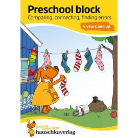 Preschool block - Comparing, connecting, finding errors 4 years and up. Ab 4 Jahre.