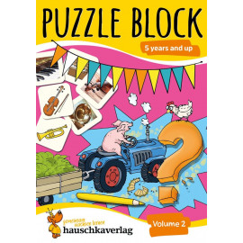 Puzzle block 5 years and up, Volume 2. Ab 5 Jahre.