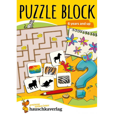 Puzzle block 6 years and up. Ab 6 Jahre.