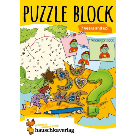 Puzzle block 7 years and up. Ab 7 Jahre.