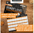 STADT LAND VOLLPFOSTEN – CLASSIC EDITION - Intelligenz ist relativ. (DinA4-Format)