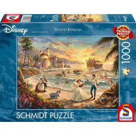 Disney, The Little Mermaid Celebration of Love, Puzzle Thomas Kinkade 1.000 Teile