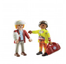 PLAYMOBIL 71506 DuoPack Sanitäterin mit Patient