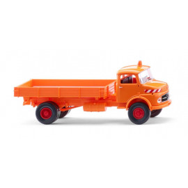 WIKING H0 Pritschenkipper (MB LAK 710) - kommunalorange