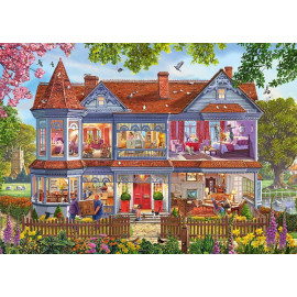Haus im Frühling, Puzzle 1.000 Teile