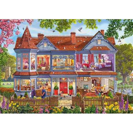 Haus im Frühling, Puzzle 1.000 Teile