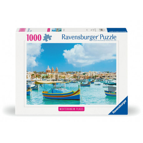 Ravensburger 12000028 Puzzle Mediterranean Malta 1000 Teile