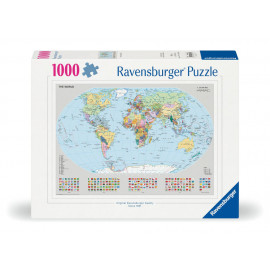 Ravensburger 12000065 Puzzle Politische Weltkarte 1000 Teile