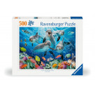 Ravensburger 12000200 Puzzle Delfine im Korallenriff 500 Teile