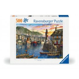 Ravensburger 12000212 Puzzle Morgens am Hafen 500 Teile