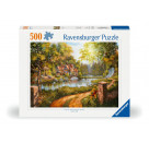 Ravensburger 12000218 Puzzle Cottage am Fluß 500 Teile