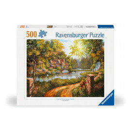 Ravensburger 12000218 Puzzle Cottage am Fluß 500 Teile