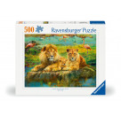 Ravensburger 12000220 Puzzle Löwen in der Savanne 500 Teile
