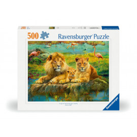 Ravensburger 12000220 Puzzle Löwen in der Savanne 500 Teile