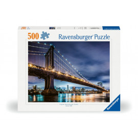 Ravensburger 12000224 Puzzle New York - die Stadt, die niemals schläft 500 Teile