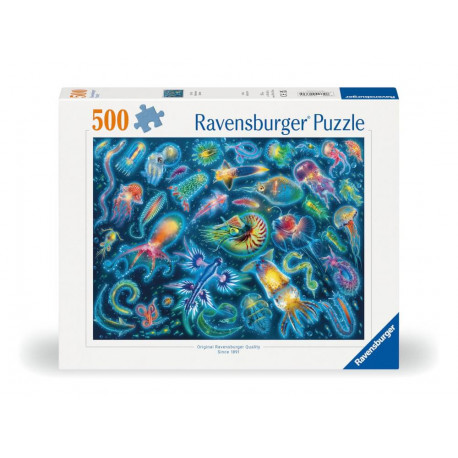 Ravensburger 12000362 Puzzle Farbenfrohe Quallen 500 Teile